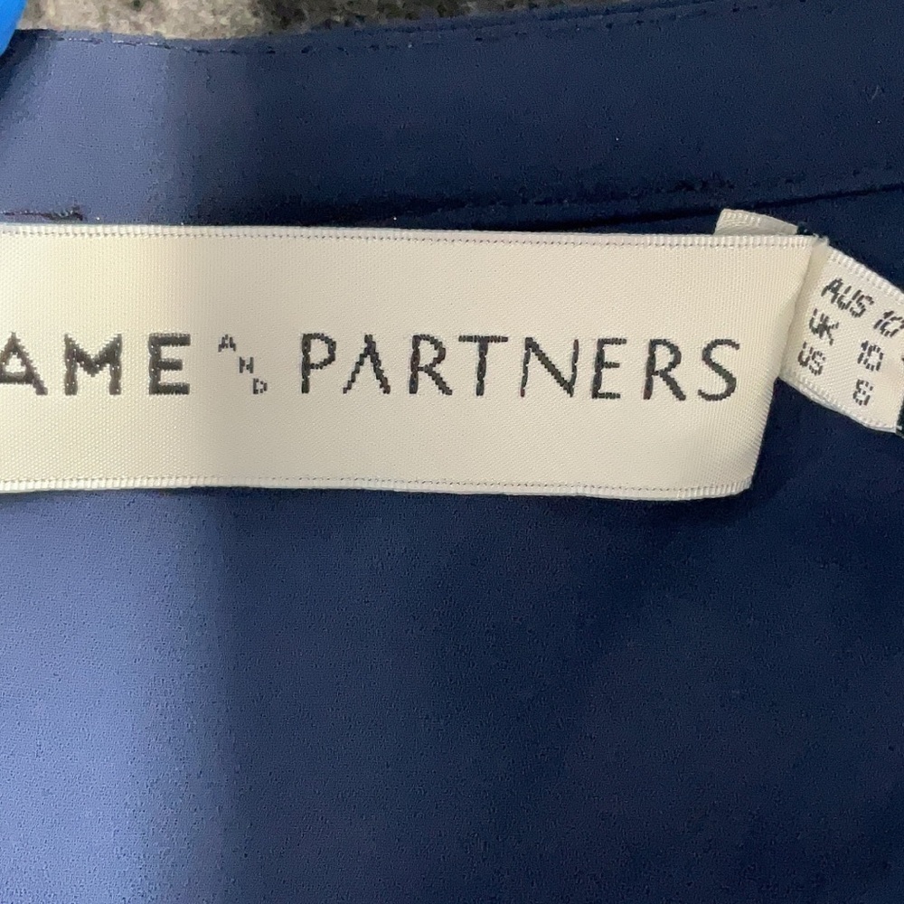 Fame & Partners Navy Blue Maxi Dress - Picture 5 of 6